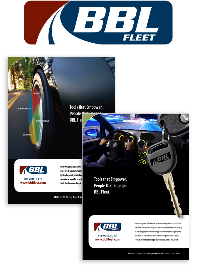 BBL Fleet - Logo and Two Magazine Ads