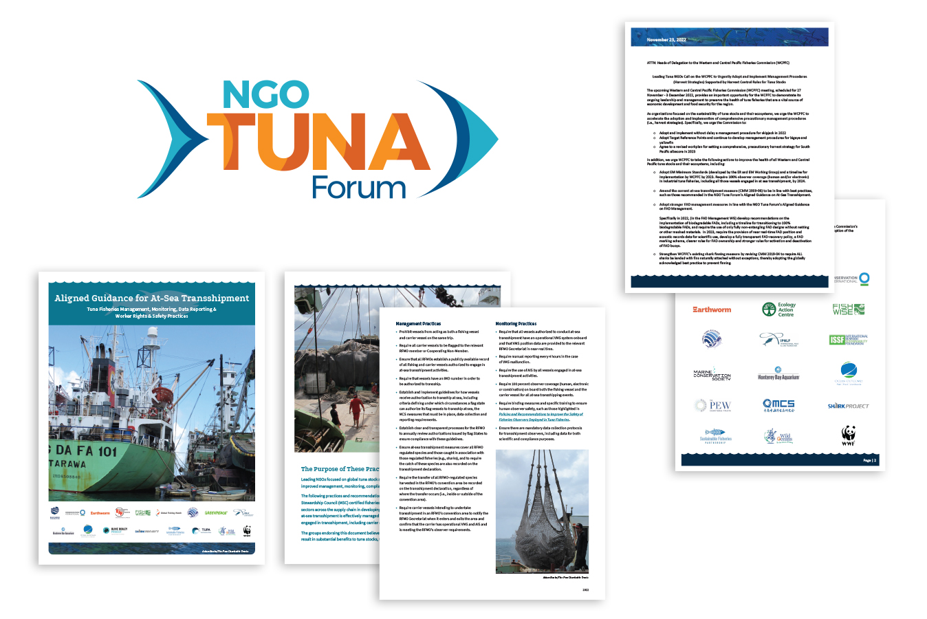 NGO Tuna Forum - Logo, Brochure and Letter